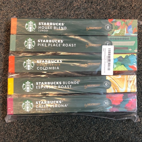 Starbucks Nespresso Coffee Pods Variety Pack - Picture 1 of 1